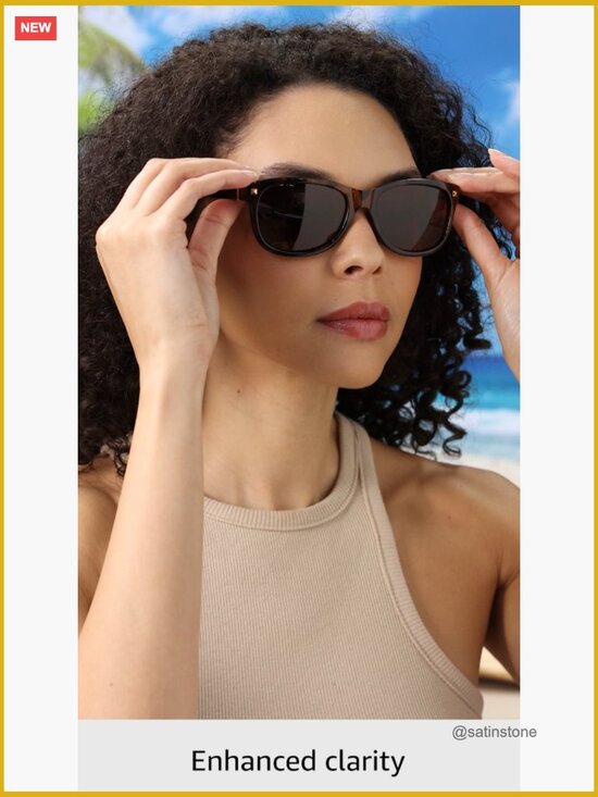 Polarized Square Sunglasses Scratch Resistant UV Protection main image 7